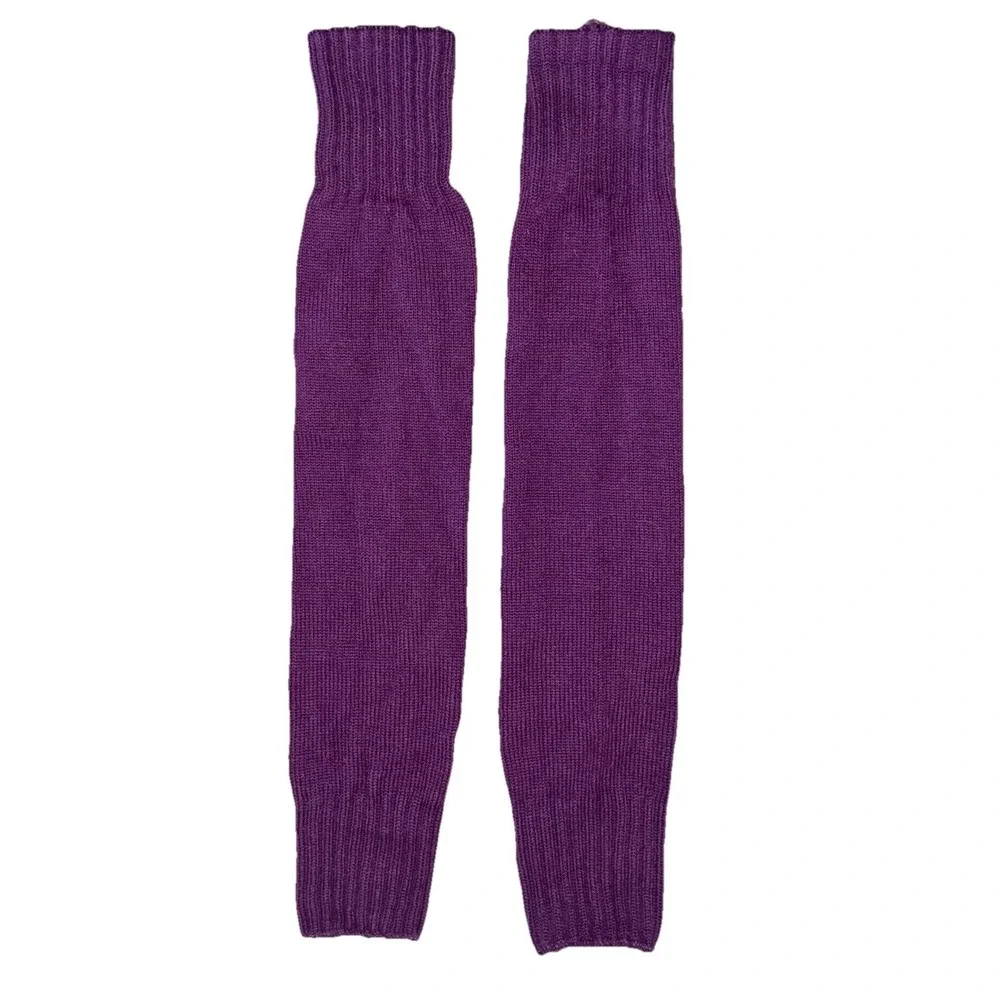 VTG Leg Warmers  Purple Y2K 90s Balletcore Dance Dancer Ballet Uptown Chic Funky
